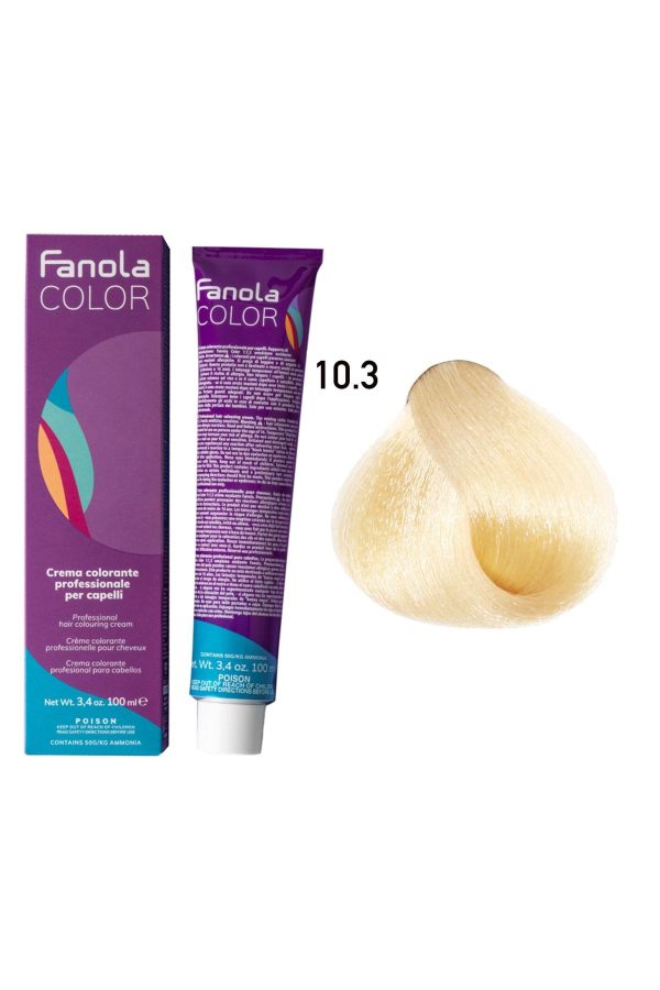 رنگ مو اورجینال برند Fanola مدل Warm Blonde Platinum کد 353979061