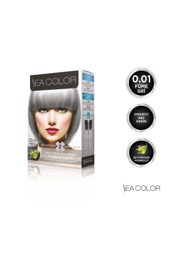 رنگ مو اورجینال برند Sea color مدل Füme Gri Set کد 32236105