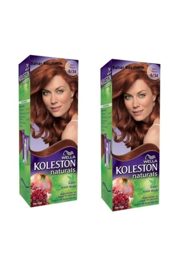 رنگ مو اورجینال برند Wella مدل Bakır Kumral (ikili) کد 36821482