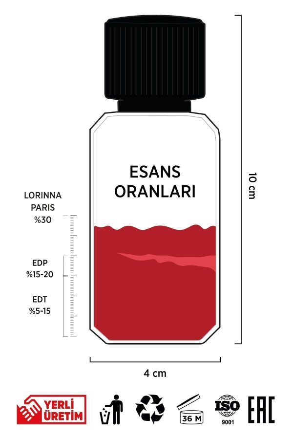 ادکلن اورجینال برند Lorinna paris مدل Kadın Parfüm 50 ml کد 93999788 - Image 3