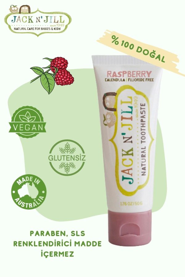 خمیر دندان اورجینال برند Jack n jill مدل Raspberry toothpaste کد 358166254