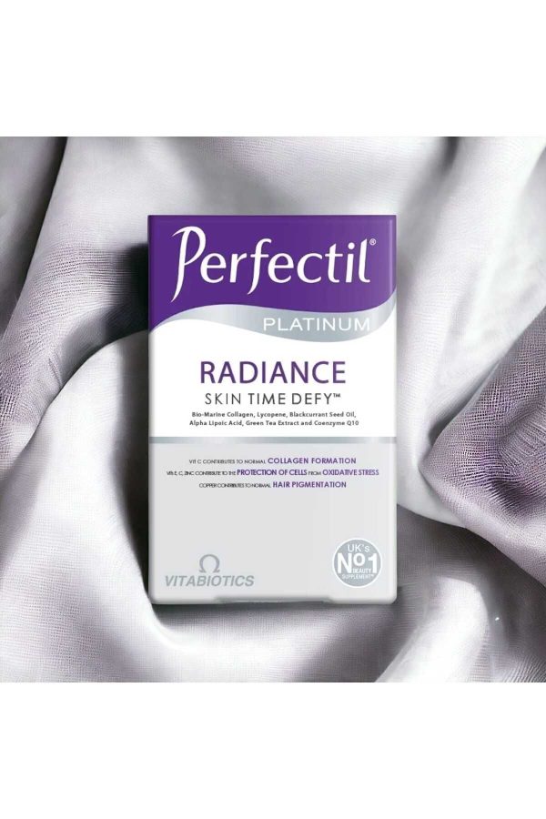 ویتامین مو اورجینال برند Vitabiotics مدل Perfectil Platinum Radiance 60 Tablet کد 820523287