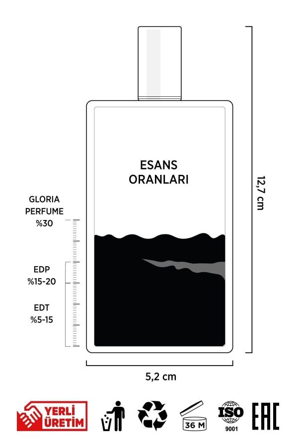 ادکلن اورجینال برند Gloria perfume کد 90729384 - Image 3