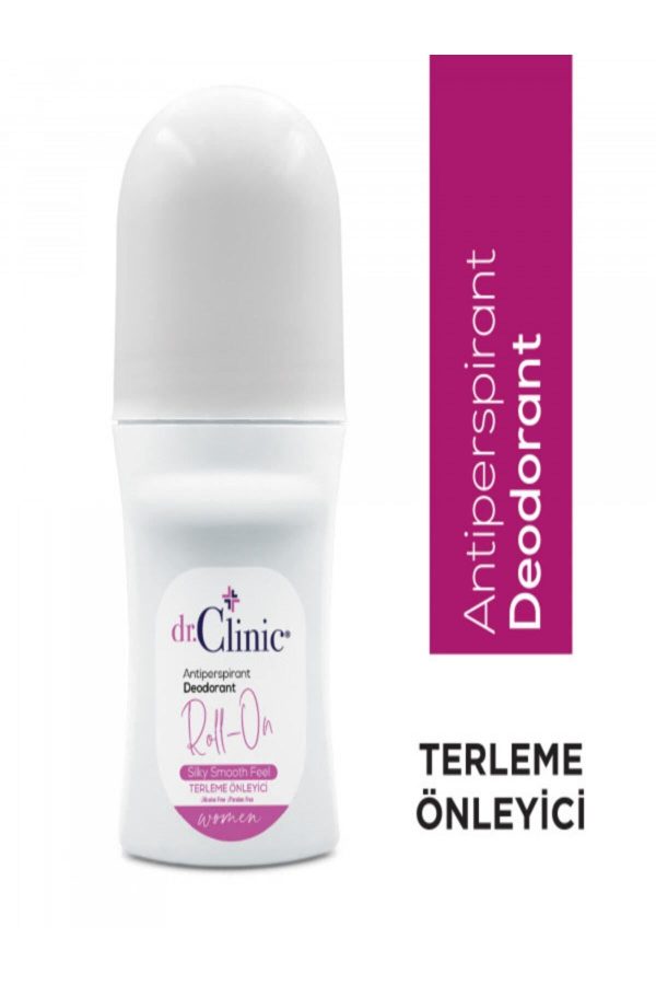 دئودورانت اورجینال برند Dr clinic مدل Antiperspirant Women Deodorant Roll-on 50ml کد 695917924