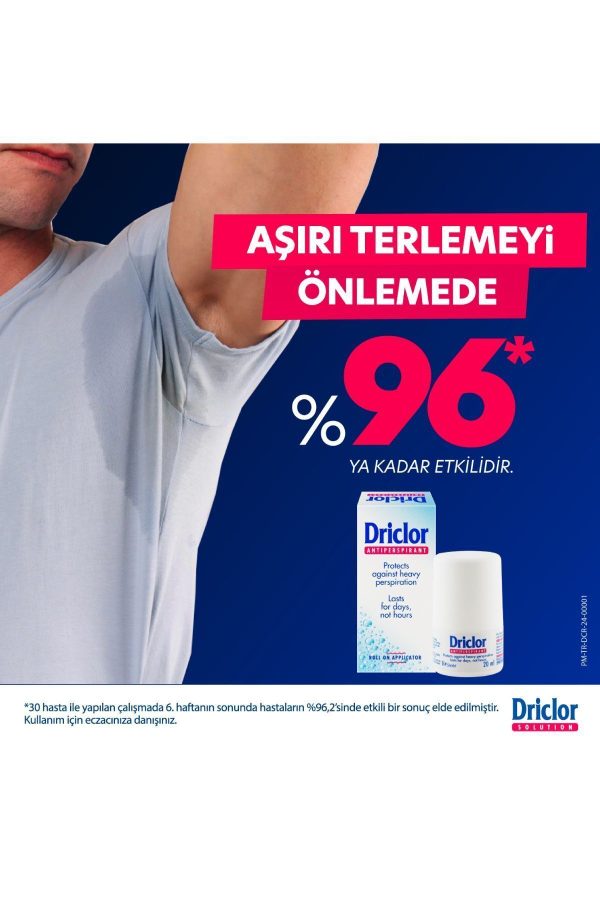دئودورانت اورجینال برند Driclor مدل Antiperspirant Roll-on 20 ml کد 1068437 - Image 5