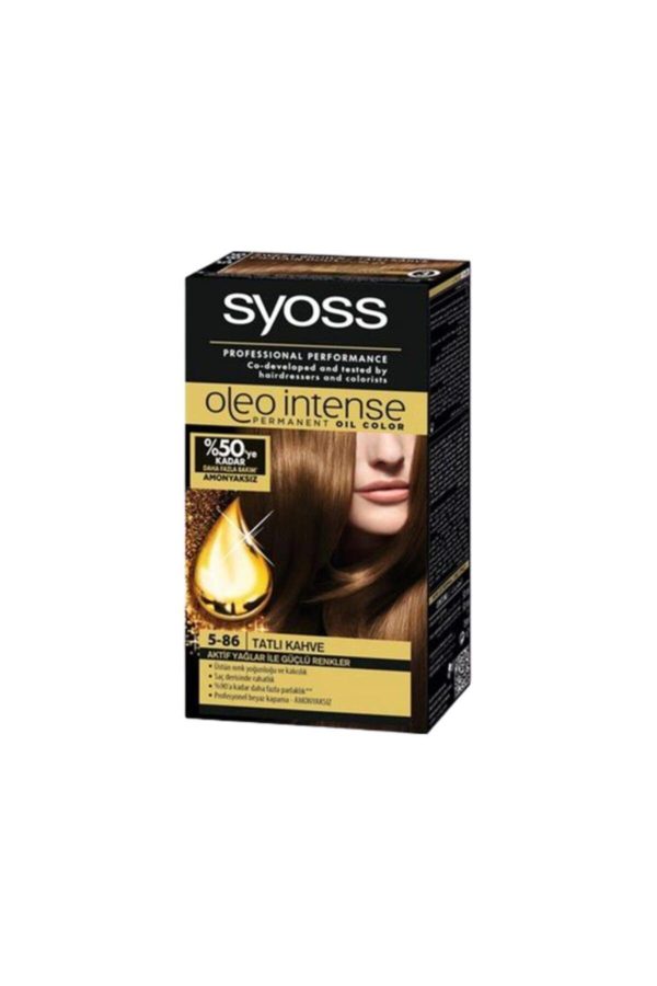 رنگ مو اورجینال برند Syoss مدل Oleo Intense Color 5-86 کد 743071