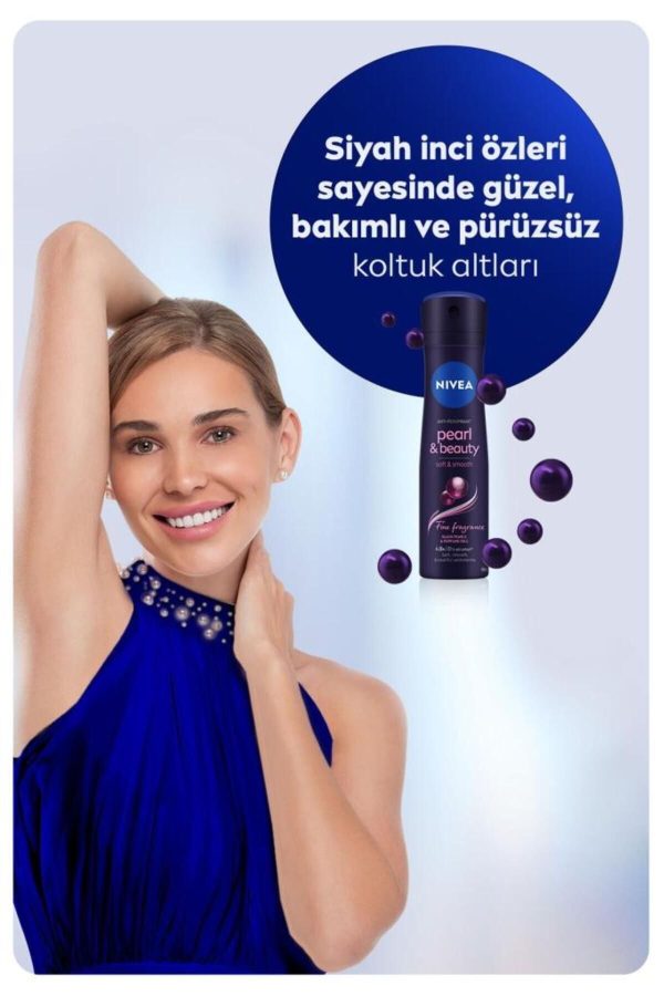 دئودورانت اورجینال برند Nivea مدل Pearl&Beauty Fine Fragrance کد 315341242 - Image 2