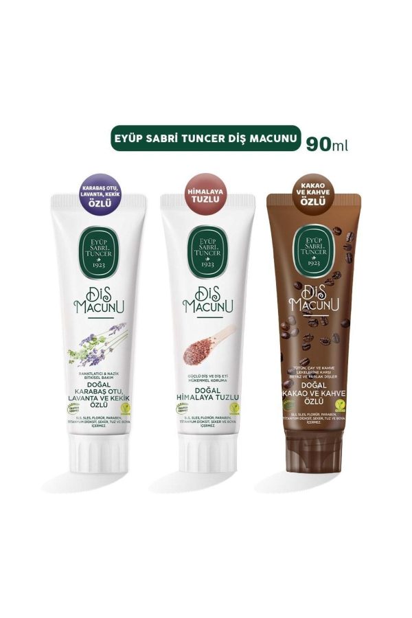 خمیر دندان اورجینال برند Eyup sabri tuncer مدل Himalaya, Kakao and Lavender Toothpaste کد 670929677