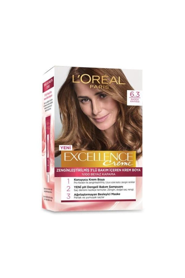 رنگ مو اورجینال برند L oreal paris مدل Excellence Creme کد 1262235 - Image 2