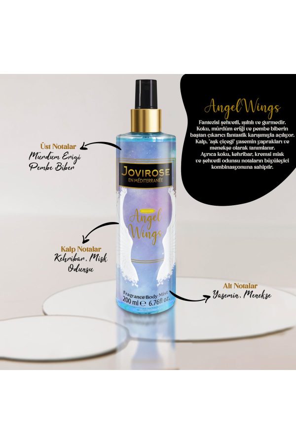 اسپری بدن اورجینال برند Jovirose مدل Angel Wings کد 760549353 - Image 2