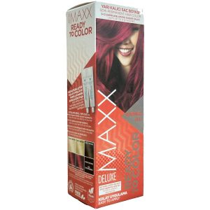 رنگ مو اورجینال برند Maxx deluxe مدل DELUXE SEMI PERMANENT HAIR DYE کد 810671519