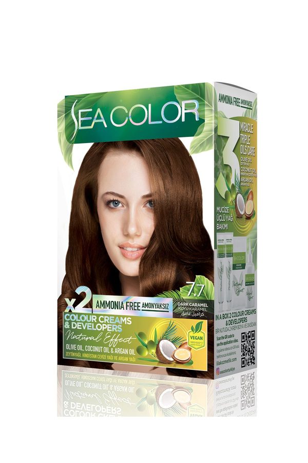 رنگ مو اورجینال برند Sea color کد 807839257