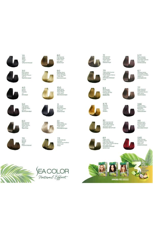 رنگ مو اورجینال برند Sea color کد 807839257 - Image 4