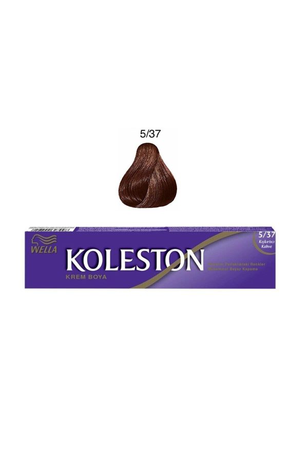 رنگ مو اورجینال برند Wella مدل Single 5/37 Provocative Coffee کد 115556167