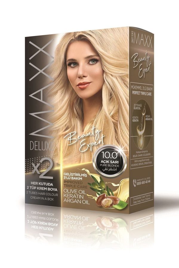 رنگ مو اورجینال برند Maxx deluxe مدل DELUXE X2 Ikili Saç Boyası کد 39902030