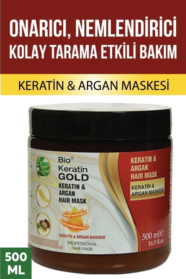 ماسک مو اورجینال برند Bio keratin gold کد 250542894