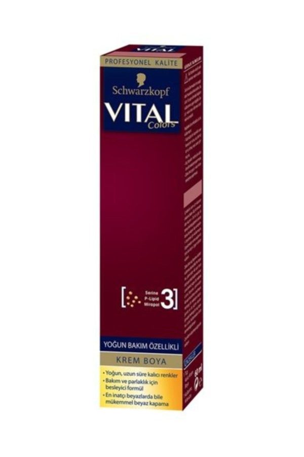 رنگ مو اورجینال برند Vital مدل Vital Vıtal Colors Tüp Boya کد 33641824