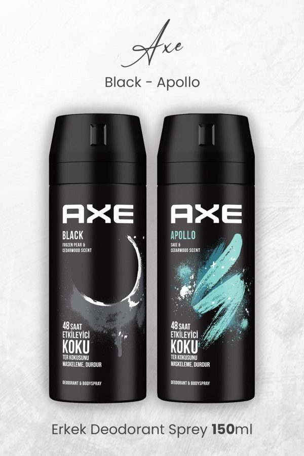 دئودورانت اورجینال برند Axe مدل Apollo150 ml dvc-5015531 کد 758700666