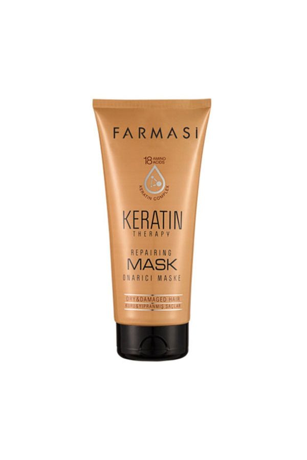 ست مراقبت از مو اورجینال برند Farmasi مدل Keratin hair mask کد 786973800
