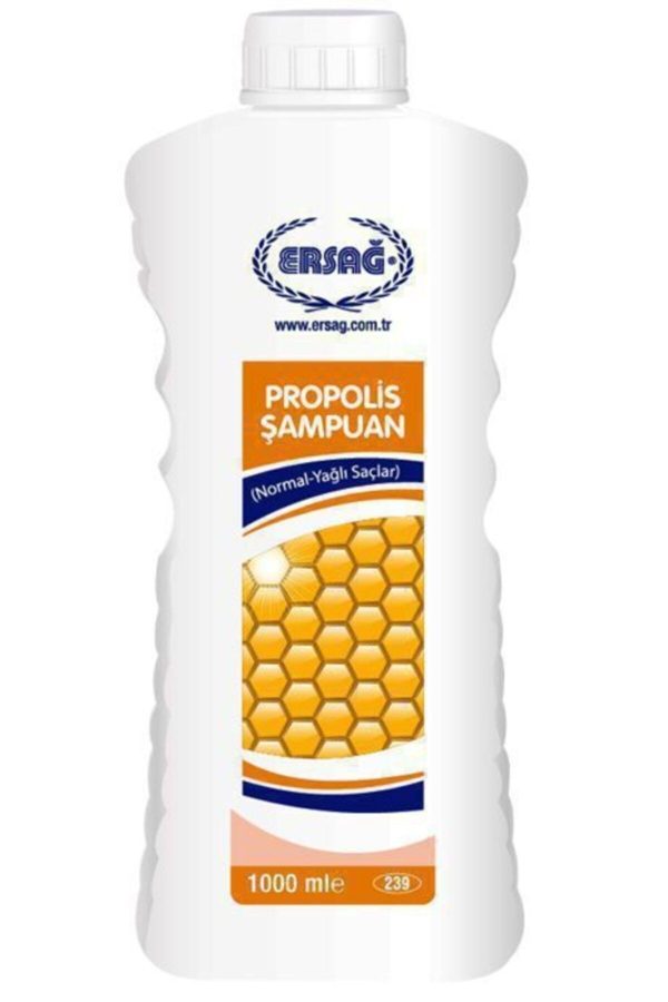 شامپو اورجینال برند Ersag مدل Propolis (NORMAL-YAĞLI) Şampuan 1lt کد 166535563