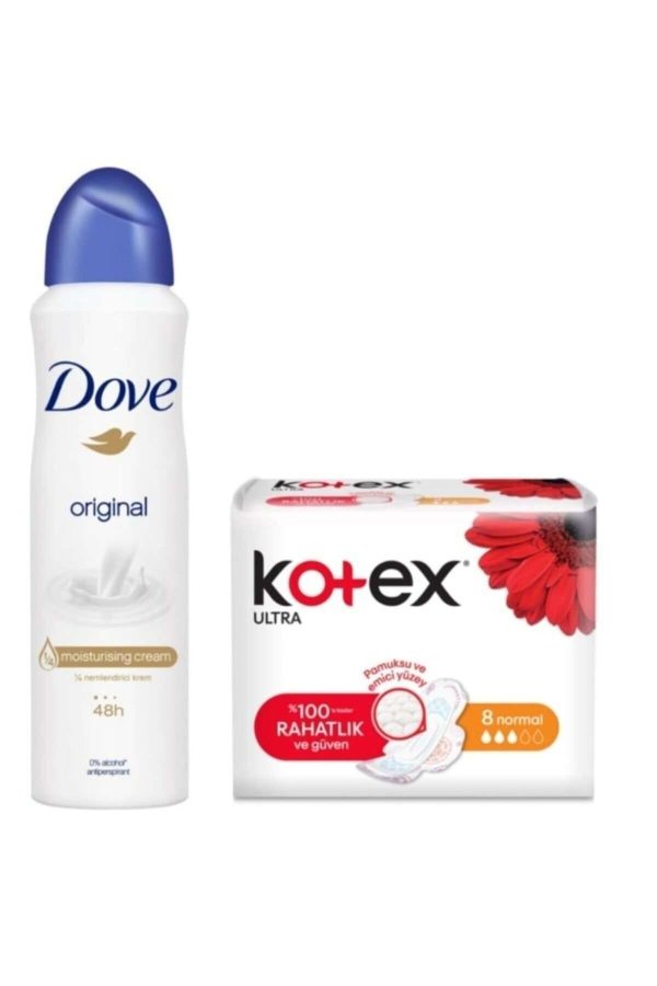 دئودورانت اورجینال برند Dove مدل Original 150ml + Normal 8li کد 356389005