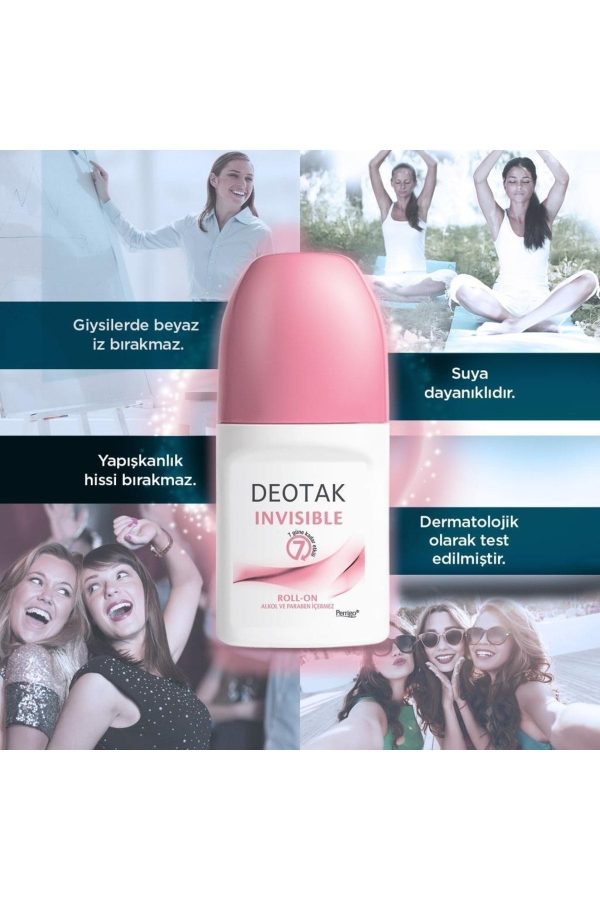 دئودورانت اورجینال برند Deotak مدل Invisible 35 ml کد 81315723 - Image 3