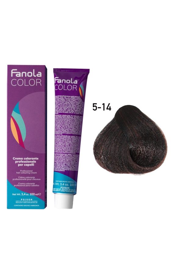 رنگ مو اورجینال برند Fanola مدل Chestnut 514 کد 129232707