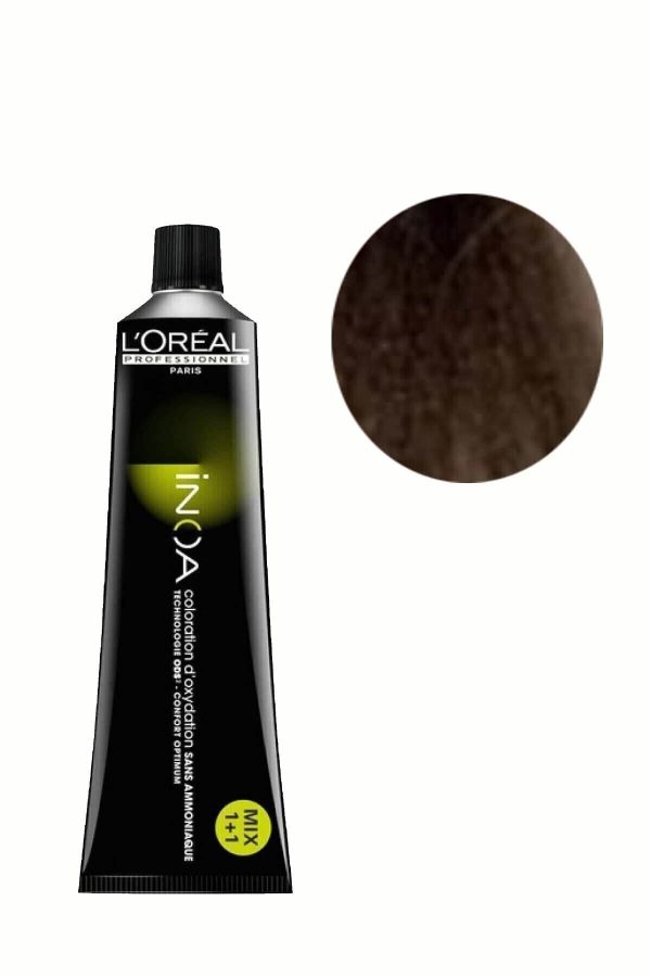 رنگ مو اورجینال برند Inoa مدل Açık Kumral Yoğun Küllü 60gr کد 326251