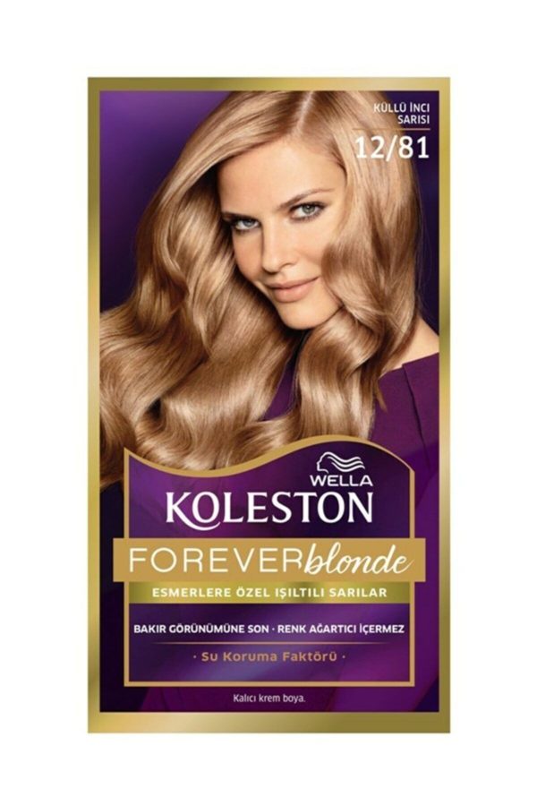 رنگ مو اورجینال برند Wella مدل Set 12/81 Küllü Inci Sarısı کد 72460440
