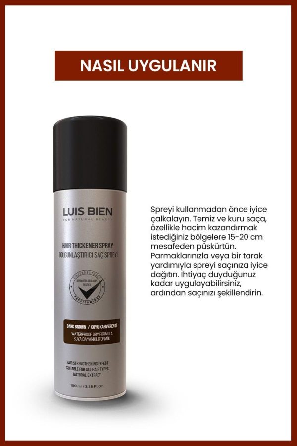 رنگ مو اورجینال برند Luis bien مدل Luis Bien Dolgunlaştırıcı Saç Spreyi کد 2074782 - Image 4
