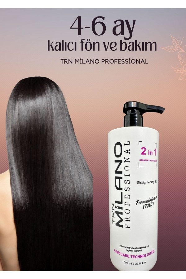 کرم مو اورجینال برند Trn milano مدل Jel Keratin 1000 ml کد 679816215