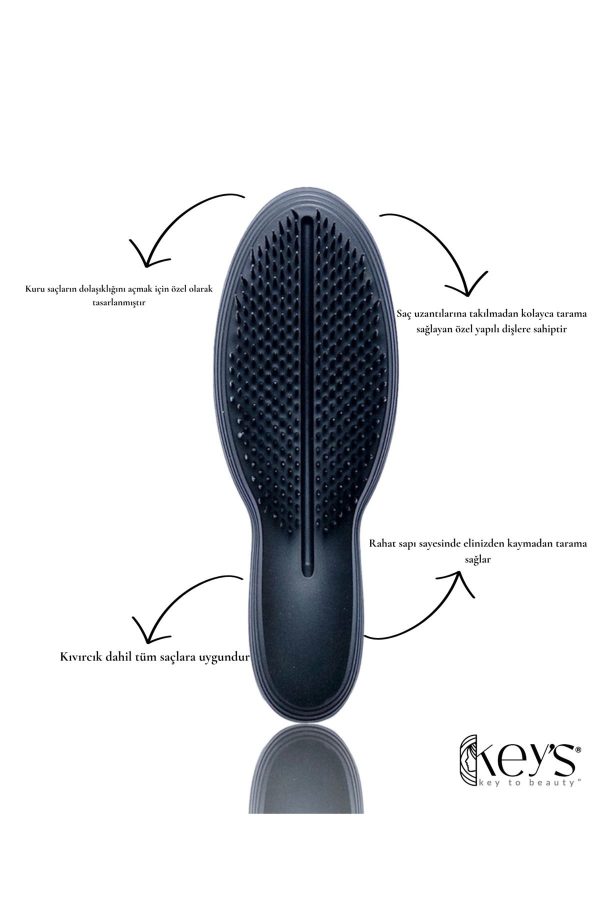برس و شانه مو اورجینال برند Keys to beauty کد 827832944