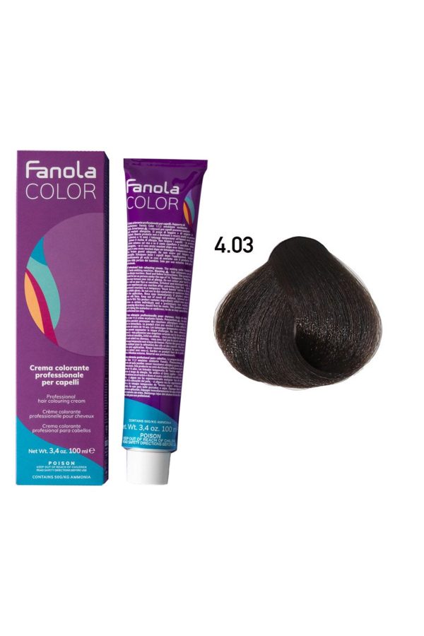 رنگ مو اورجینال برند Fanola مدل Color 100ml Medıum Warm Brown کد 353783316