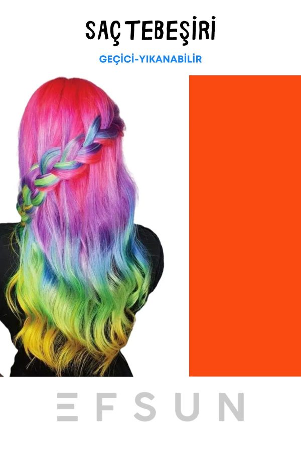 رنگ مو اورجینال برند Efsun مدل Temporary Hair Chalk Washable کد 752345520