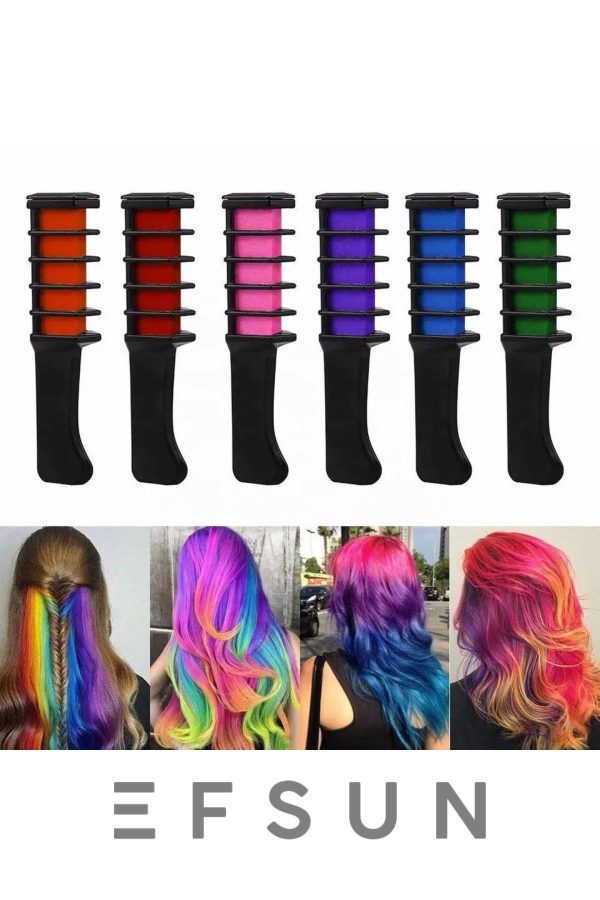 رنگ مو اورجینال برند Efsun مدل Temporary Hair Chalk Washable کد 752345520 - Image 3