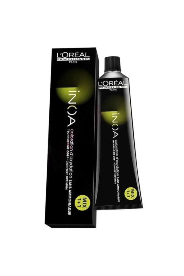رنگ مو اورجینال برند L oreal professionnel مدل Inoa 80 Yoğun Koyu Sarı کد 708151053