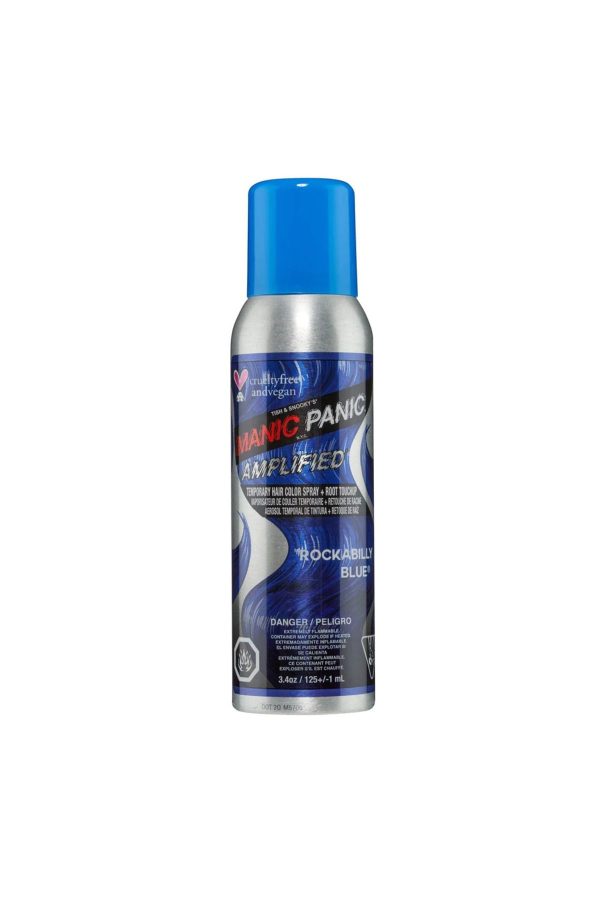 رنگ مو اورجینال برند Manic panic مدل ROCKABILLY BLUE COLOR SPRAY کد 822353563