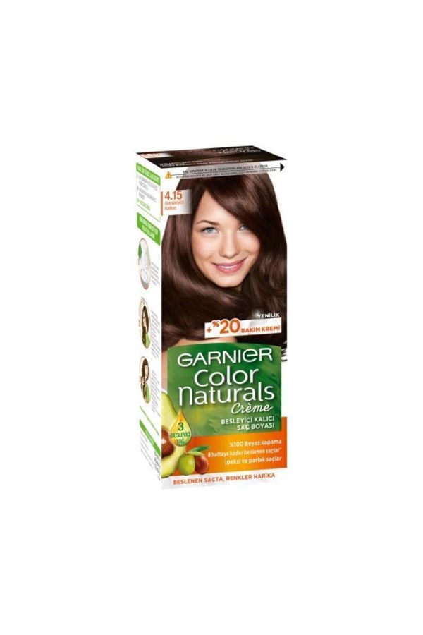 رنگ مو اورجینال برند Garnier مدل 4,15 Büyüleyici Kahve کد 32630282 - Image 2