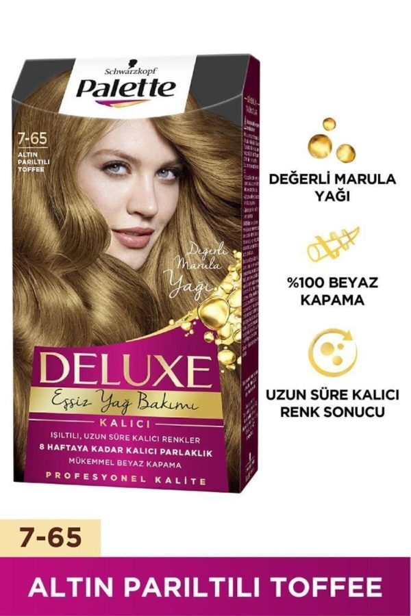 رنگ مو اورجینال برند Palette مدل Palette Deluxe 7-65 کد 4405488 - Image 2