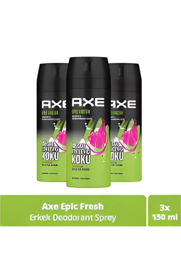 دئودورانت اورجینال برند Axe مدل Epic Fresh 3x150 Ml کد 338955092