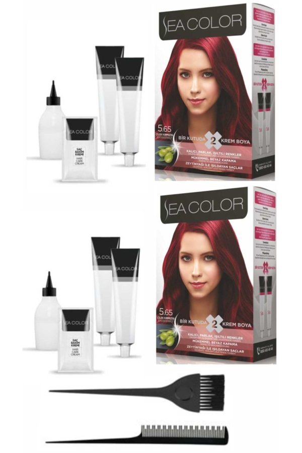 رنگ مو اورجینال برند Sea color کد 95312638