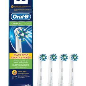 سری یدک مسواک برقی اورجینال برند Oral b مدل Cross Action 4lü کد 37696136