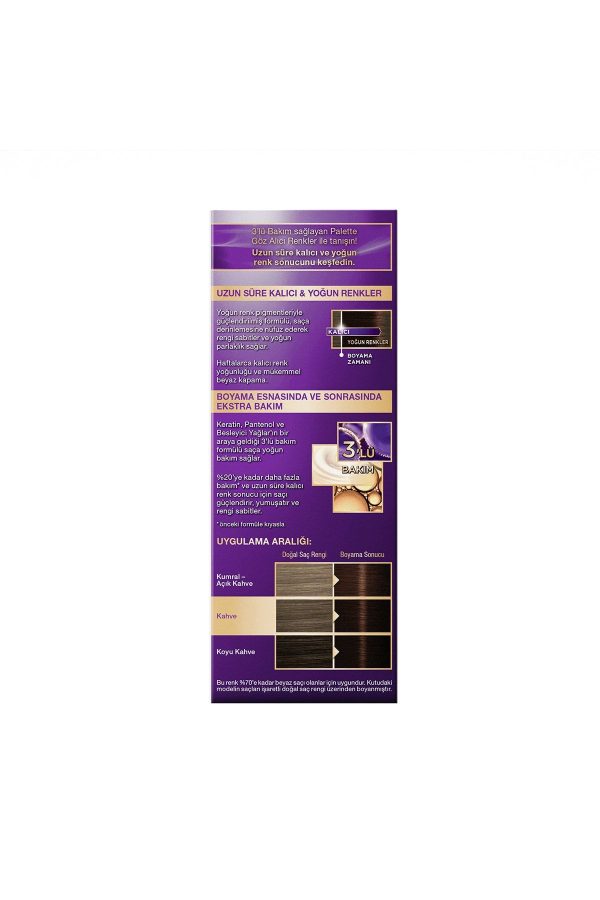 رنگ مو اورجینال برند Palette مدل Göz Alıcı Renkler Saç Boyası کد 363487722 - Image 2