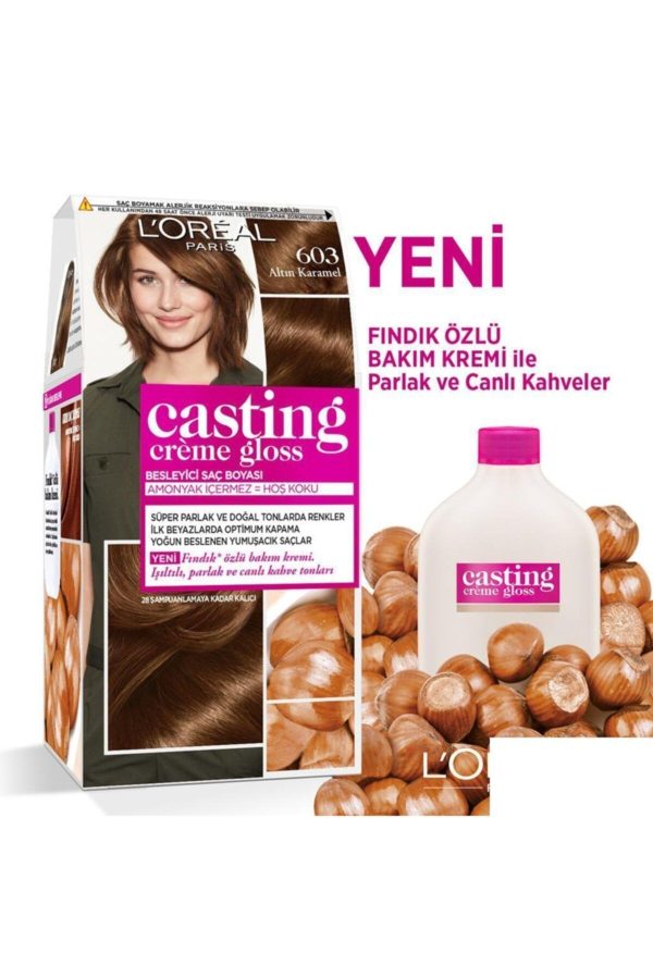 رنگ مو اورجینال برند L oreal paris مدل Casting Creme Gloss 603 کد 238409823 - Image 3