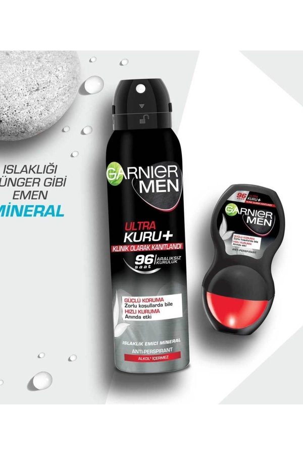 دئودورانت اورجینال برند Garnier مدل Ultra Kuru+Sprey 150 Ml کد 36822710 - Image 3