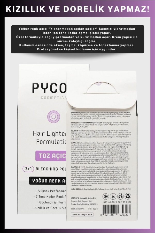 اکسیدان اورجینال برند Pycos cosmetics کد 682848843 - Image 4