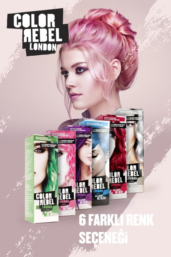 رنگ مو اورجینال برند Color rebel london کد 302218539 - Image 6