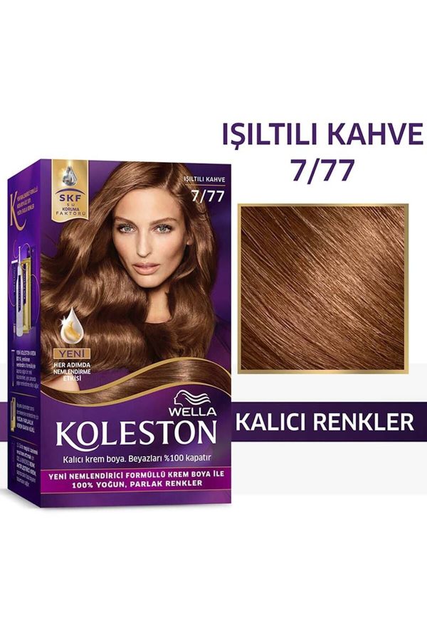 رنگ مو اورجینال برند Wella مدل Işıltılı Kahve کد 222104862