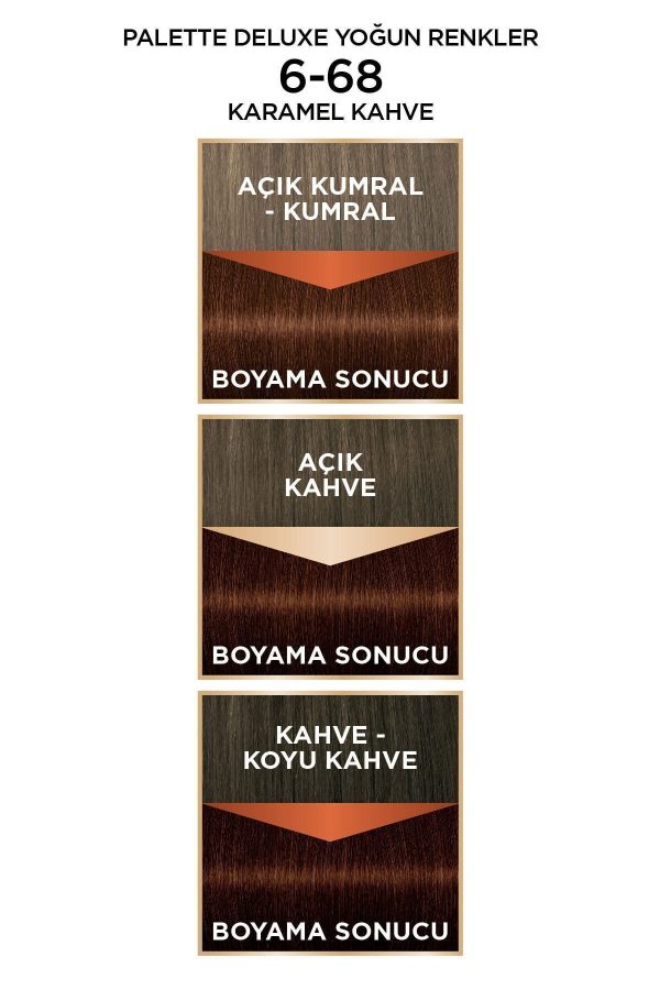 رنگ مو اورجینال برند Palette مدل DELUXE SAÇ BOYASI YOĞUN RENKLER کد 39043635 - Image 5