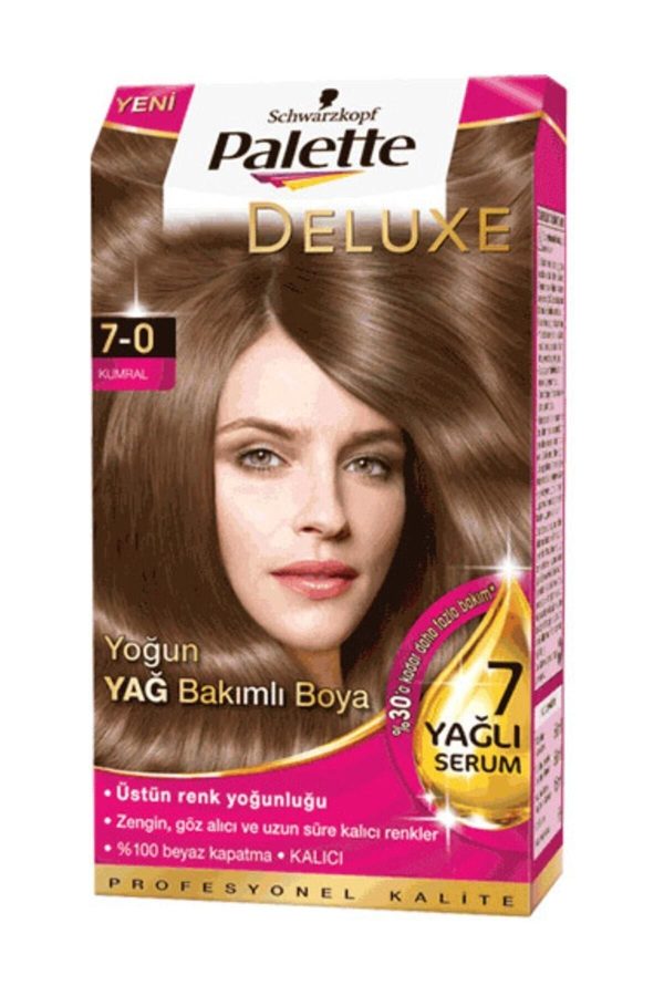 رنگ مو اورجینال برند Palette مدل Deluxe Saç Boyası 7-0 کد 683999109